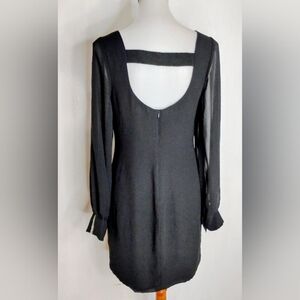 LITTLE BLACK CHIFFON CACHE DRESS NWT